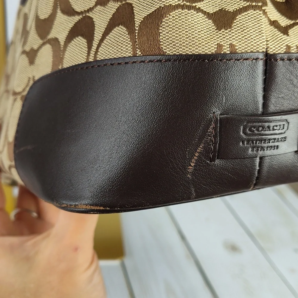 Coach Vintage Monogram Tote Bag